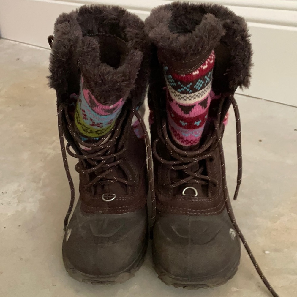 NorthFace brown winter boots